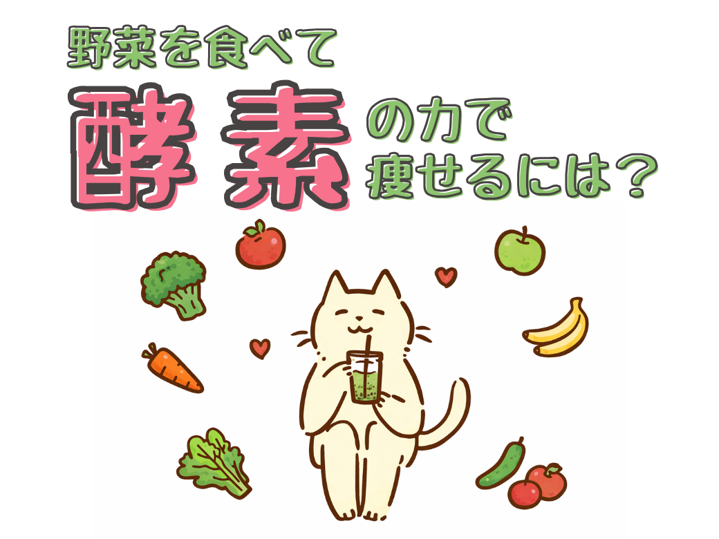 野菜を食べて酵素の力で痩せるには？くすりのホーライ
